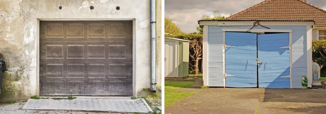 Rotten Steel Garage Door Repair in Sarasota, Florida